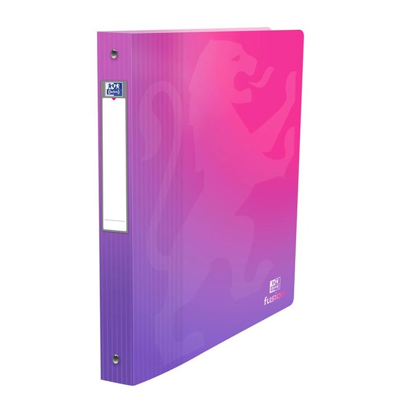 3045050476471-Oxford School Fusion - Classeur à anneaux - Dos 40 mm - A4 - pour 250 feuilles - différents coloris d--2