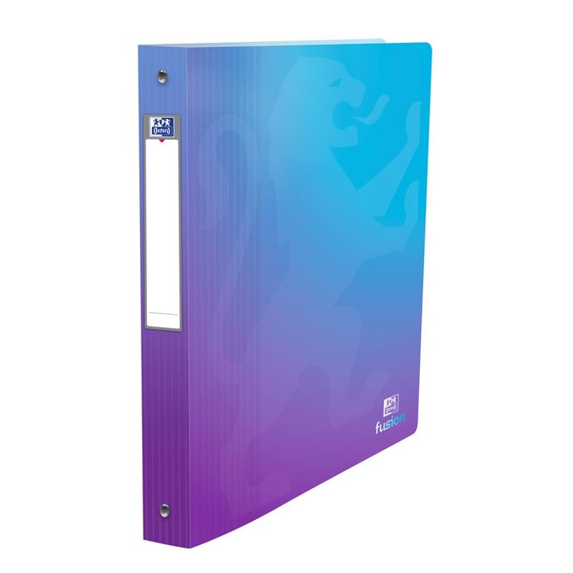 3045050476471-Oxford School Fusion - Classeur à anneaux - Dos 40 mm - A4 - pour 250 feuilles - différents coloris d--3