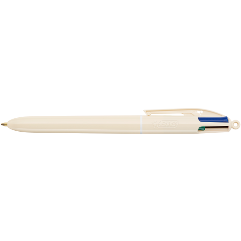 3086124142274-BIC - Stylo Bille 4 Couleurs Mineral Beige - Pointe 1 mm--0