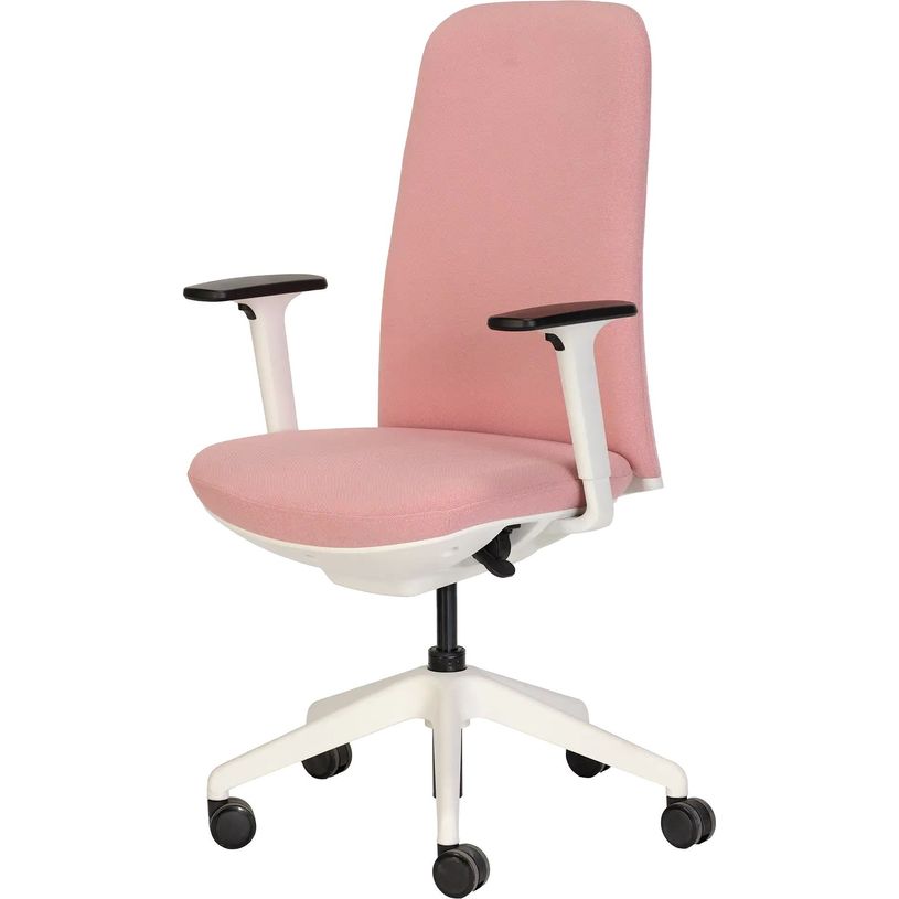 3760185026642-Fauteuil de bureau NEST - accoudoirs réglables en hauteur - rose--1