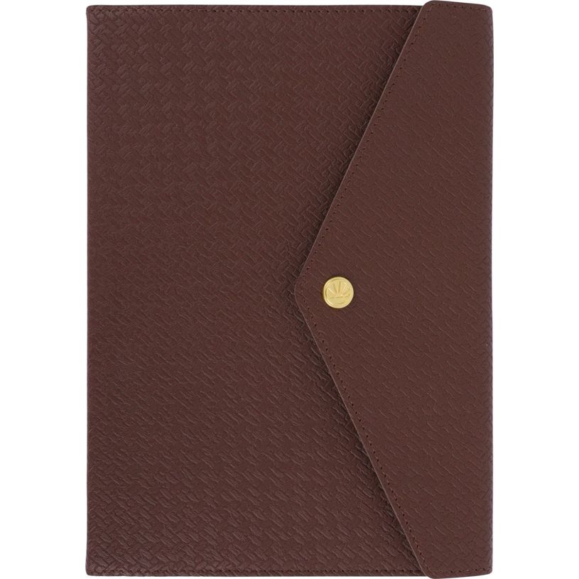 3664447234861-Agenda Sintra - la semaine sur 1 page et une page de note - 15,5 x 21,5 cm - marron - Oberthur--0