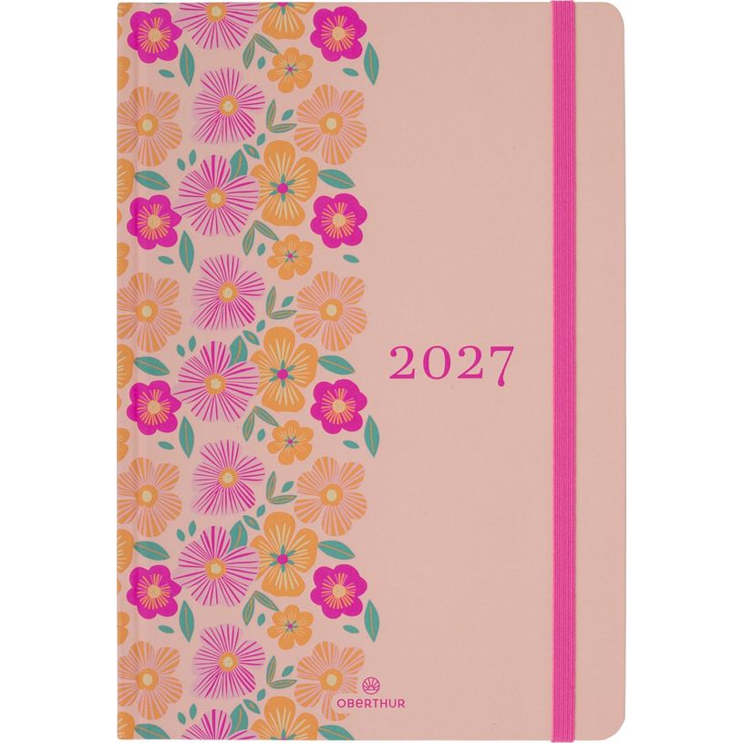 3664447229621-Agenda Anahita - 1 semaine sur 2 pages - 17 x 24,5 cm - pêche - Oberthur--0