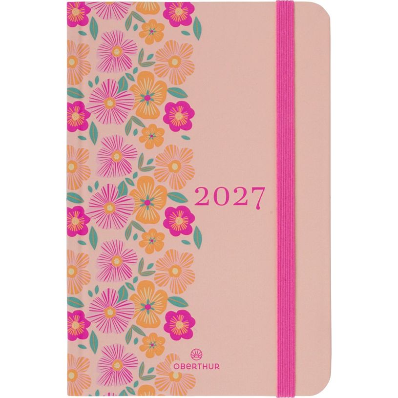 3664447229706-Agenda Anahita - 1 semaine sur 2 pages - 10 x 15 cm - pêche - Oberthur--0