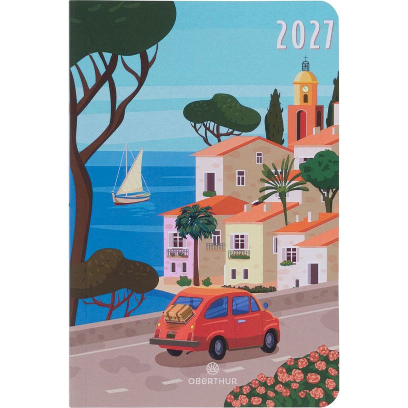 3664447234410-Agenda Escapade - 1 semaine sur 2 pages - 10 x 15 cm - paysage - Oberthur--0