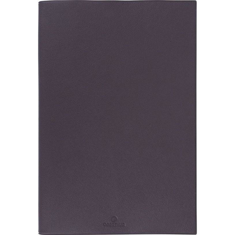 3664447234540-Agenda Bristol - 1 semaine sur 2 pages - 17 x 24,5 cm - brun - Oberthur--0