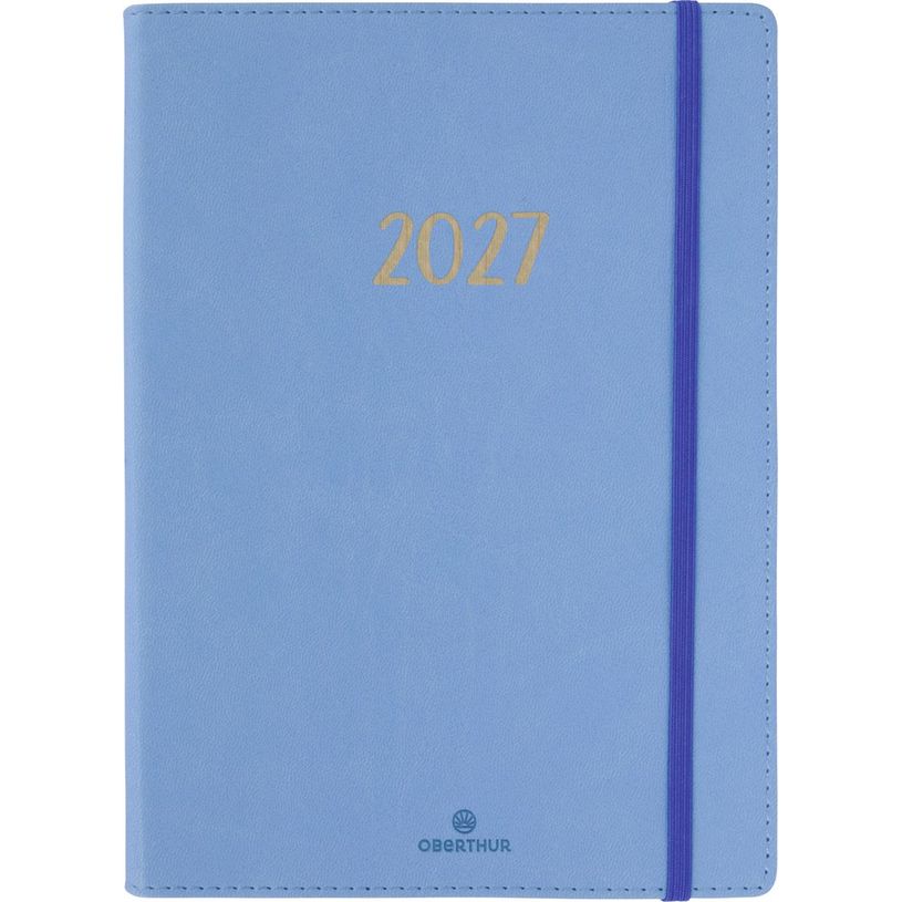 3664447229126-Agenda My Hello - 1 semaine sur 2 pages - 15,5 x 21,5 cm - bleu ciel - Oberthur--0