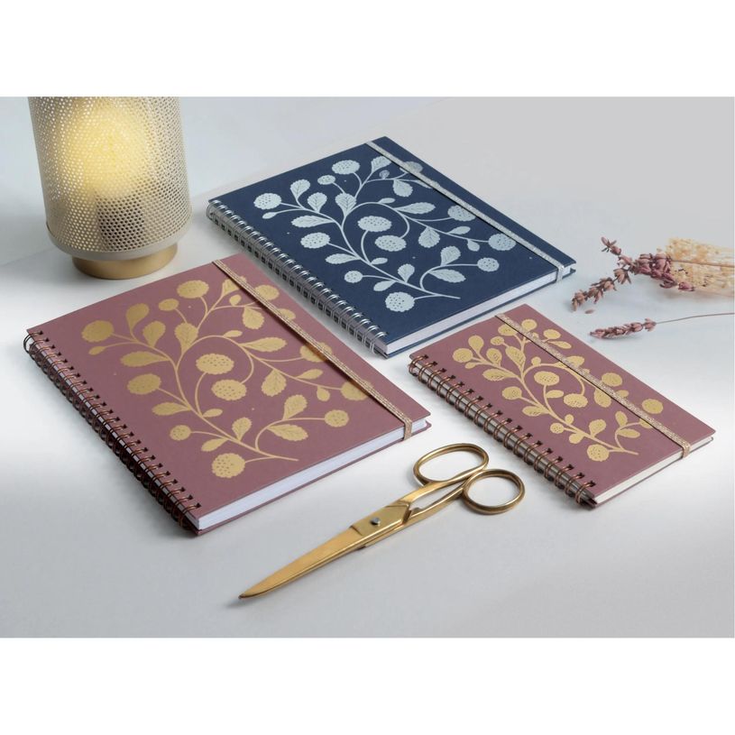 3660942091060-Agenda de poche spiralé Végétal Espace 16S - 1 semaine sur 2 pages - 9 x 16 cm - Rose - Exacompta--2