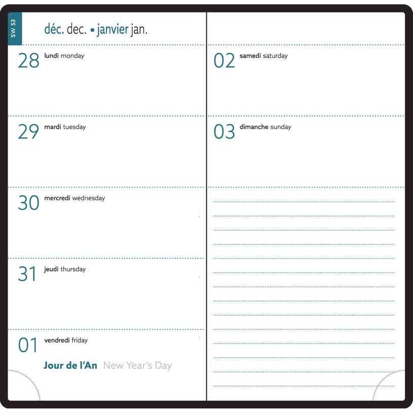 3660942091084-Agenda de poche spiralé Eden Espace 17S - 1 semaine sur 2 pages - 9 x 17,5 cm - disponible dans différentes cou--5