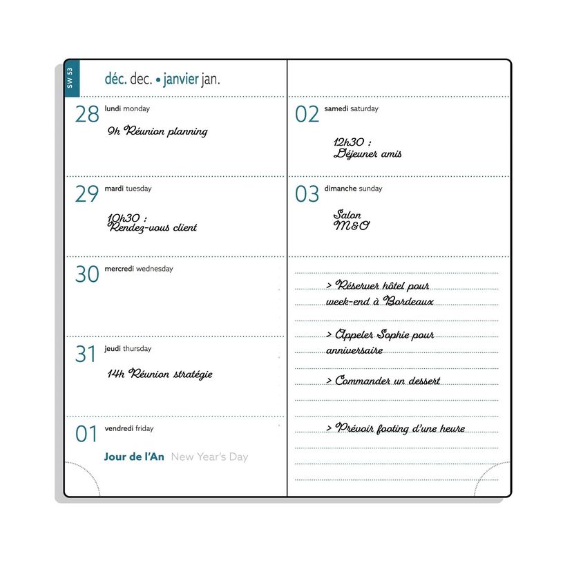 3660942091084-Agenda de poche spiralé Eden Espace 17S - 1 semaine sur 2 pages - 9 x 17,5 cm - disponible dans différentes cou--6
