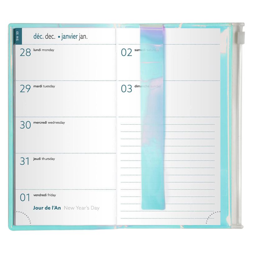 3660942091749-Agenda de poche Iris EasyTime 17 - 1 semaine sur 2 pages - 9 x 17,5 cm - Exacompta--6