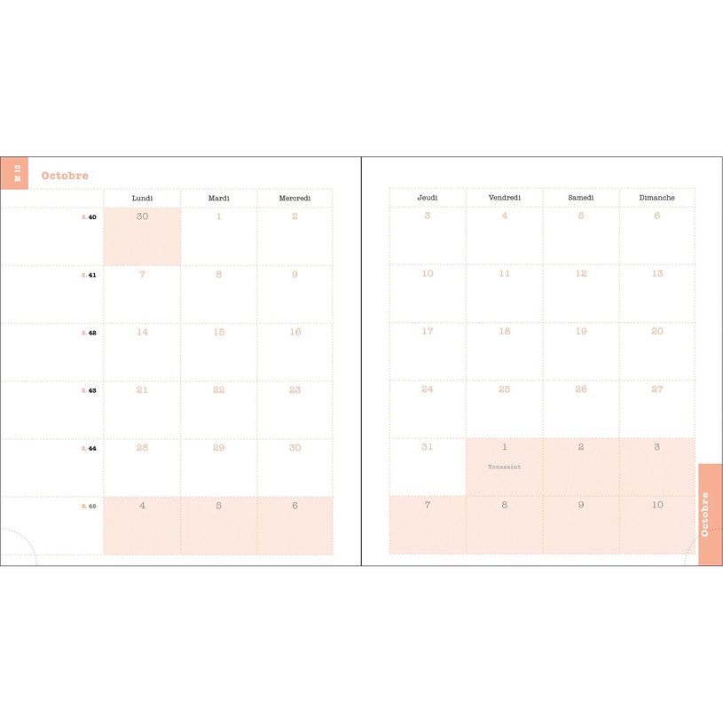 3660942091213-Agenda de bureau Alysse Lady 18 - 1 semaine sur 2 pages - 15 x 17 cm - disponible dans différentes cou--5