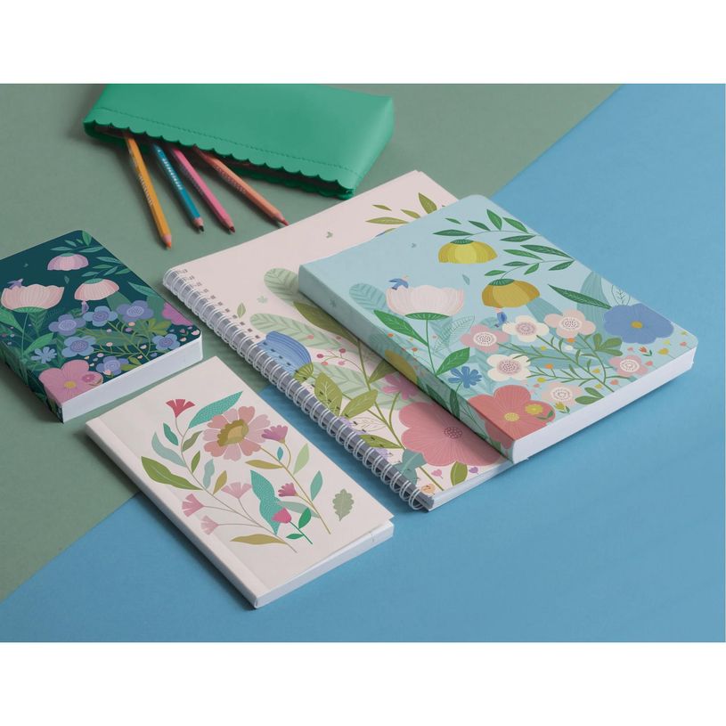 3660942091503-Agenda de bureau Mini Labo EasyDay 21 - 1 jour par page - 15 x 21 cm - vert - Exacompta--2