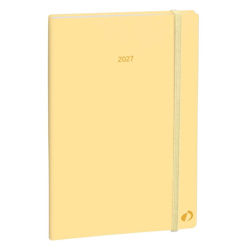 3371010544158-Quo Vadis - Agenda - Ministre Color - Semainier Planning - Multilingue - Pastel - Beige - 13 mois de décembre à décembre - 16x24 cm - Papier Clairefontaine blanc - Fabri--0