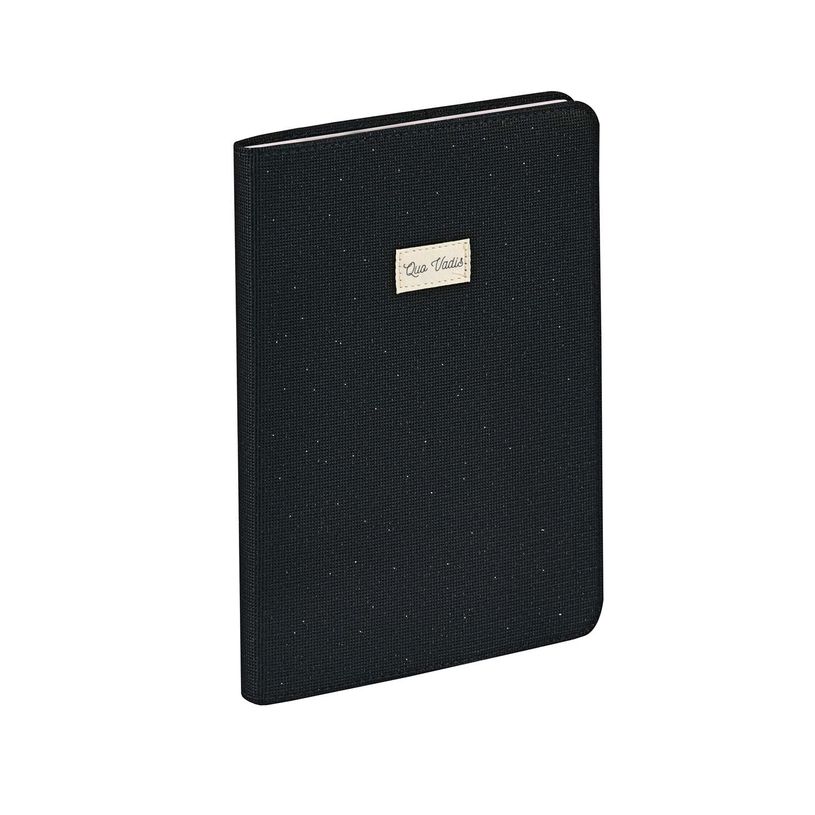 3371010544578-Quo Vadis - Agenda - Ministre Color - Semainier Planning - Multilingue - Ella - Noir - 13 mois de décembre à décembre - 16x24 cm - Papier Clairefontaine blanc - Fabri--0