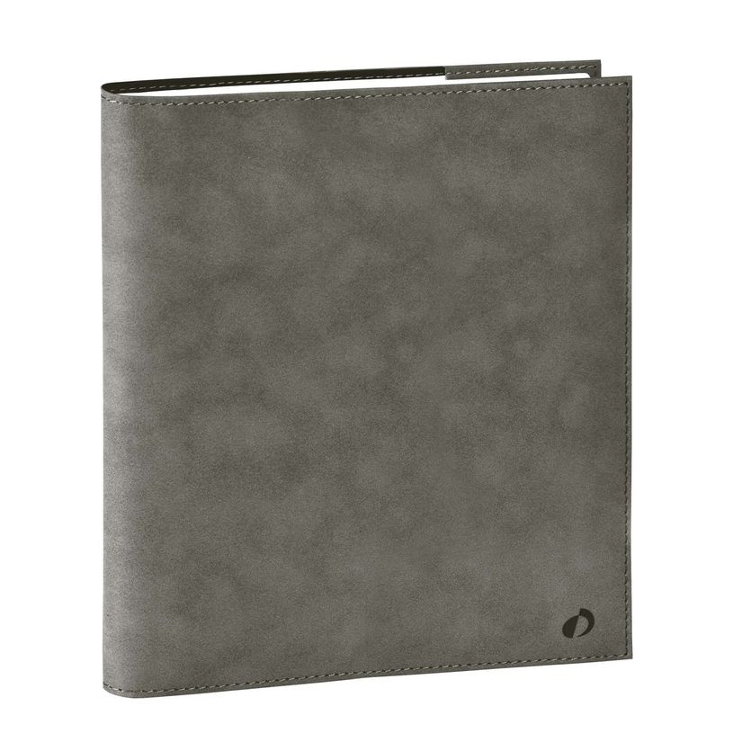 3371010544363-Quo Vadis - Agenda - Exécutif Color - Semainier Planning - Multilingue - Andrea - Gris - 13 mois de décembre à décembre - 16x16 cm - Papier Clairefontaine blanc - Fabri--0