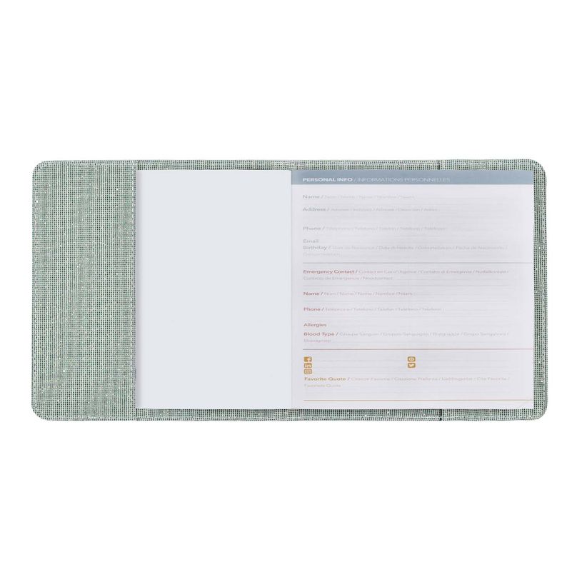 3371010544561-Quo Vadis - Agenda - Exécutif Color - Semainier Planning - Multilingue - Ella - Vert - 13 mois de décembre à décembre - 16x16 cm - Papier Clairefontaine blanc - Fabri--2