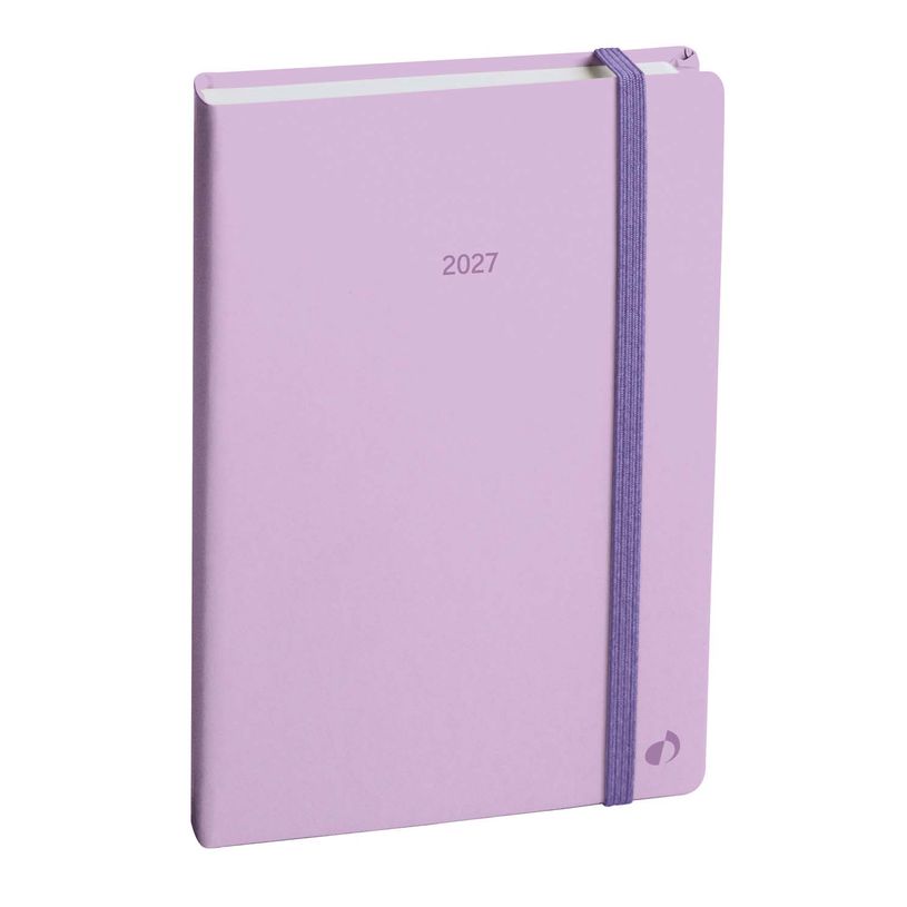 3371010544165-Quo Vadis - Agenda - Affaires Color - Semainier Planning - Multilingue - Pastel - Blanc - 13 mois de décembre à décembre - 10x15 cm - Papier Clairefontaine blanc - Fabri--1