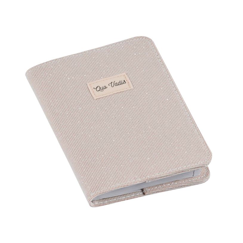 3371010544547-Quo Vadis - Agenda - Affaires Color - Semainier Planning - Multilingue - Ella - Beige - 13 mois de décembre à décembre - 10x15 cm - Papier Clairefontaine blanc - Fabri--1