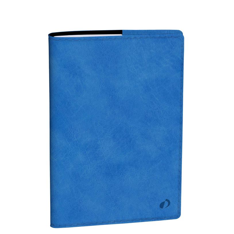 3371010545513-Quo Vadis - Agenda avec répertoire - Affaires - Semainier Planning - Français - Bergame - Bleu - 14 mois de décembre à janvier - 10x15 cm - Papier Clairefontaine blanc - Fabri--0