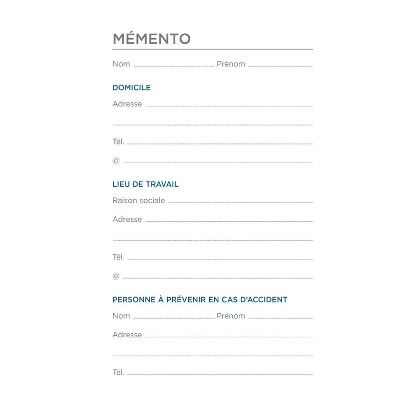 3371010545681-Quo Vadis - Agenda - Spiralé - Maxiweek 1015 S - Semainier Horizontal - Français - Marron - 13 mois de décembre à décembre - 10x15 cm - Papier Clairefontaine blanc - Fabri--2