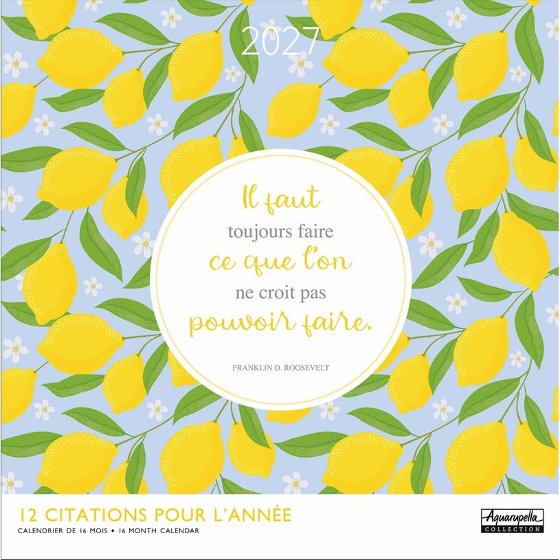 3494150184890-Calendrier mensuel 30X30cm CITATIONS - 16 mois Aquarupella--0