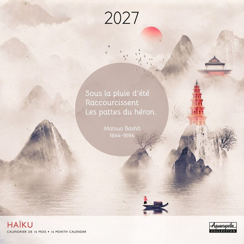 3494150185002-Calendrier mensuel 30X30cm HAIKU - 16 mois Aquarupella--0