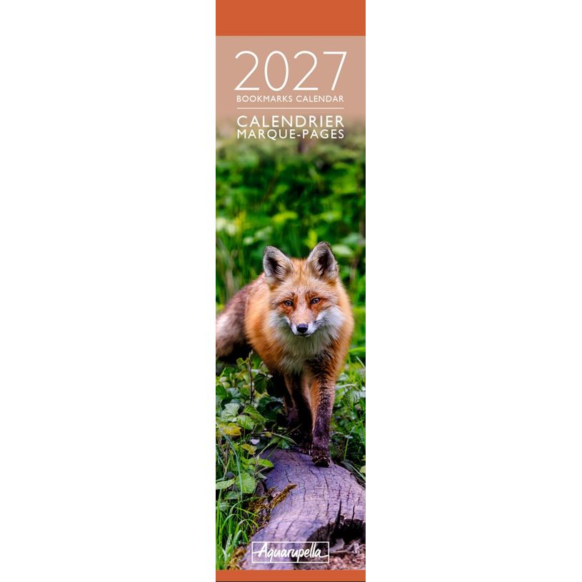 3494150186603-Calendrier marque-pages mensuel 4X16cm DANS LES FORETS PHOTOS --0