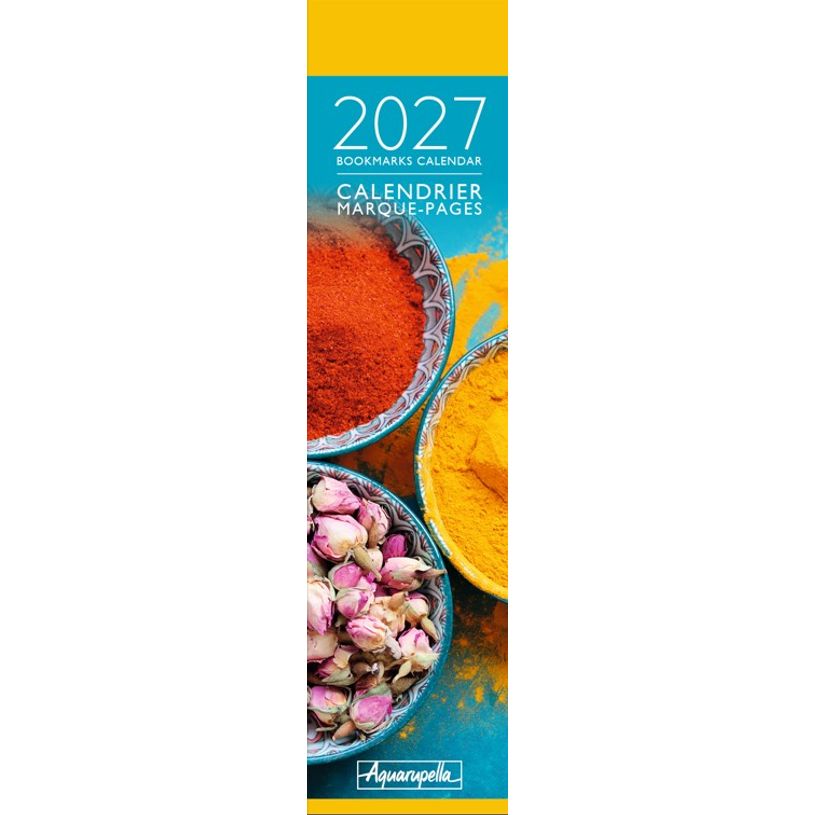 3494150186610-Calendrier marque-pages mensuel 4X16cm EPICES PHOTOS --0