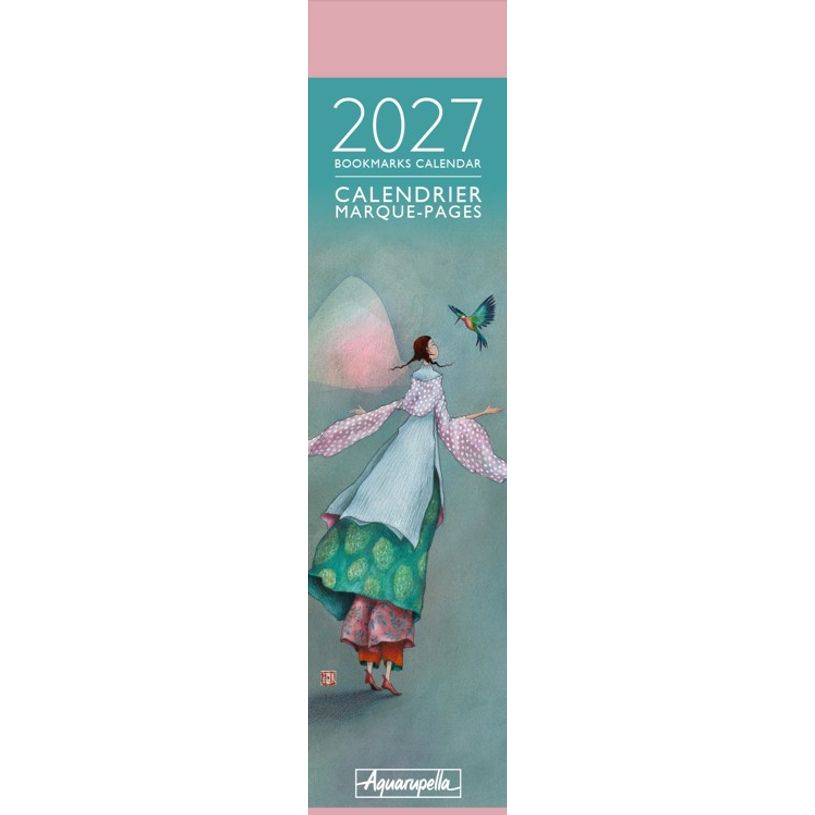 3494150185699-Calendrier marque-pages mensuel 4X16cm GAELLE BOISSONNARD ILLUSTRATIONS --0
