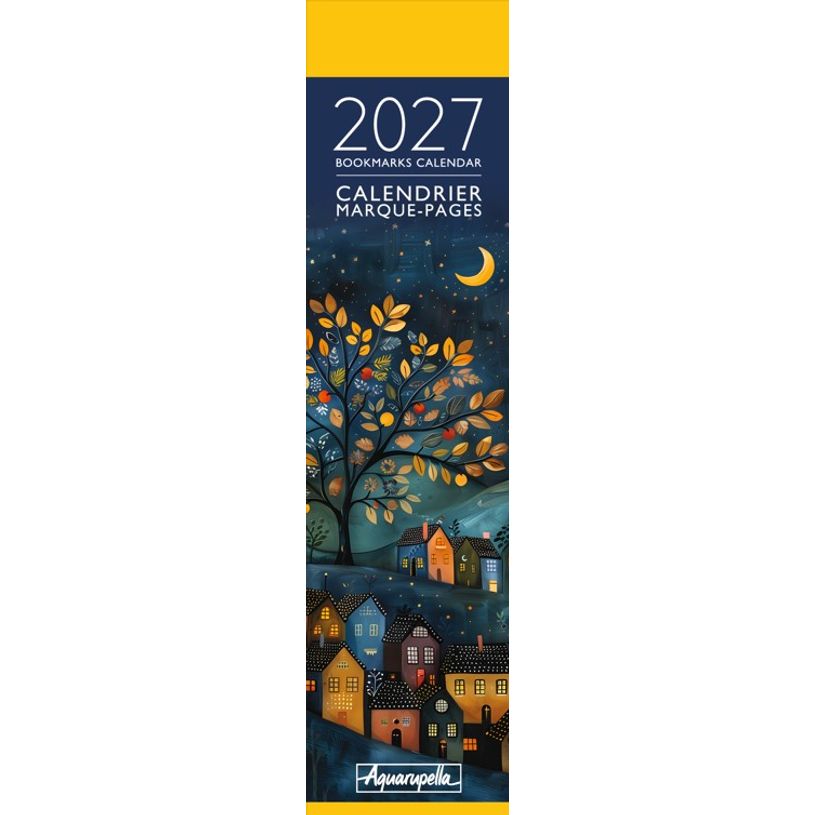 3494150185736-Calendrier marque-pages mensuel 4X16cm NAKATA ILLUSTRATIONS --0