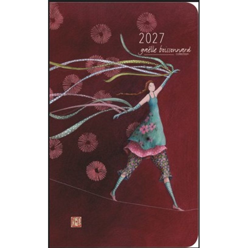 3494150187426-Agenda semaine 10X16cm GAELLE BOISSONNARD - AERIENNE - 12 mois Aquarupella--0