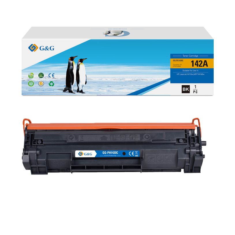 6941881213896-Cartouche laser compatible HP 142A - noir - G&G--0