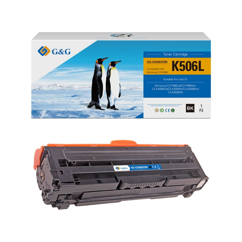 6941784793556-Cartouche laser remanufacturée Samsung CLT-506 - noir - G&G--1