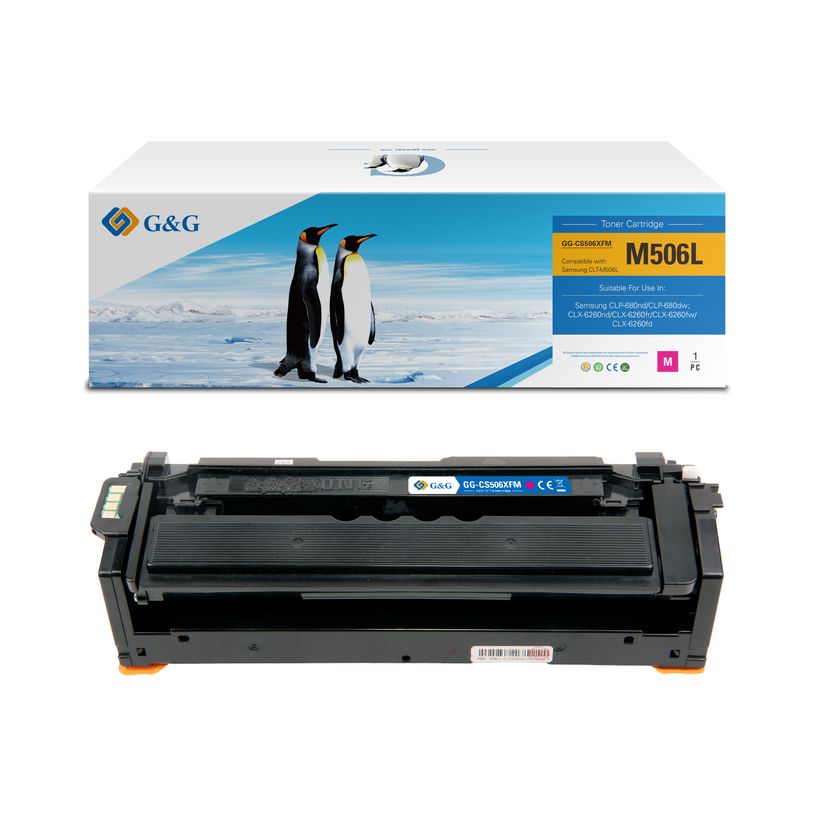 6941881256763-Cartouche laser remanufacturée Samsung CLT-506 - magenta - G&G--2