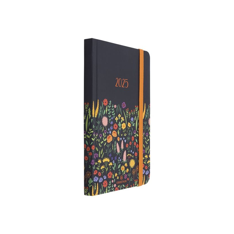 3664447229713-Agenda Anahita - 1 semaine sur 2 pages - 10 x 15 cm - marine - Oberthur-P_405269603_2-3