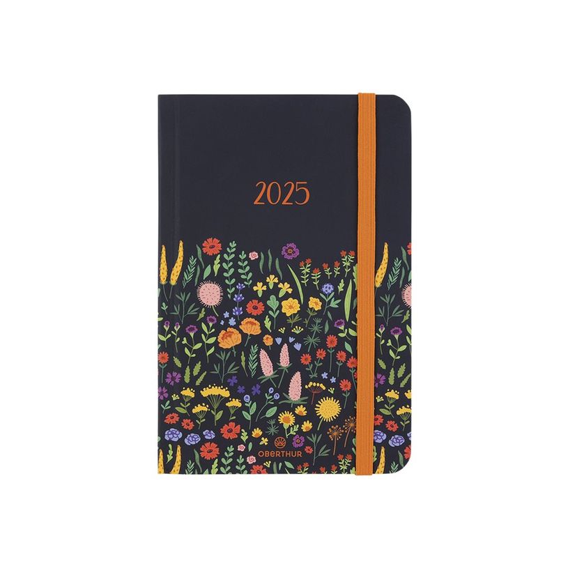 3664447229713-Agenda Anahita - 1 semaine sur 2 pages - 10 x 15 cm - marine - Oberthur-P_405269603_3-2