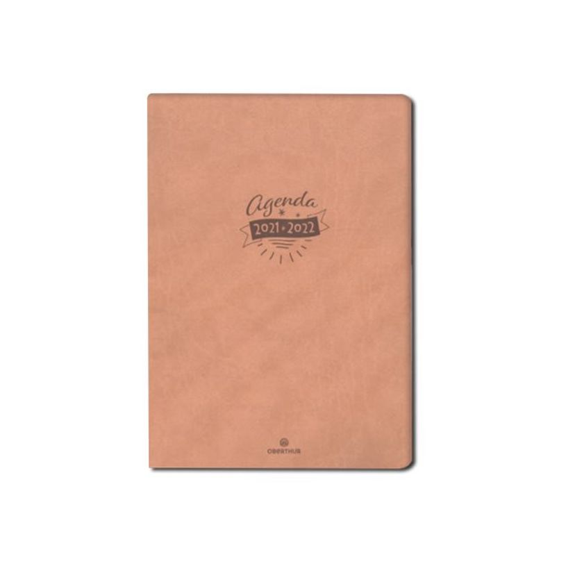 3664447234564-Agenda Bristol - 1 semaine sur 2 pages - 10 x 15 cm - rose- Oberthur-P_405269631_1-1