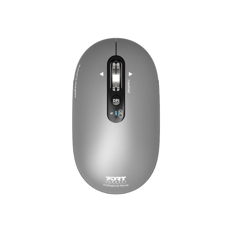 3567049100094-PORT Connect Professional PURE - Souris sans fil - rechargeable - 4 boutons - gris-P_405269639_4-0