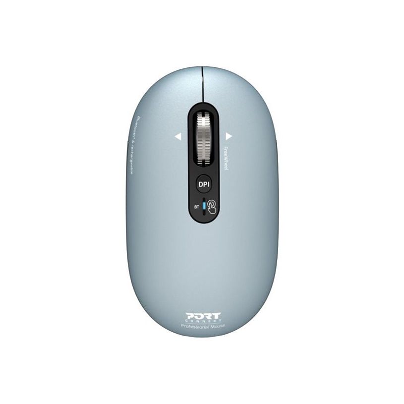 3567049105006-PORT Connect PURE COLOR - Souris sans fil - rechargeable - 5 boutons - tempête-P_405269640_3-3
