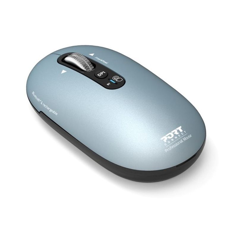 3567049105006-PORT Connect PURE COLOR - Souris sans fil - rechargeable - 5 boutons - tempête-P_405269640_5-0
