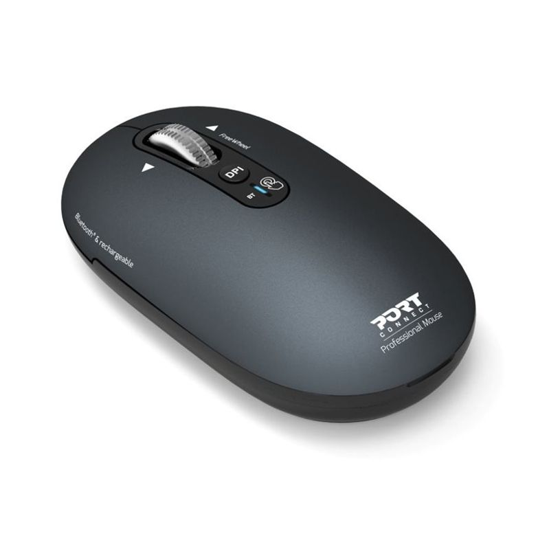 3567049105013-PORT Connect PURE COLOR - Souris sans fil - rechargeable - 5 boutons - ombre-P_405269641_3-0