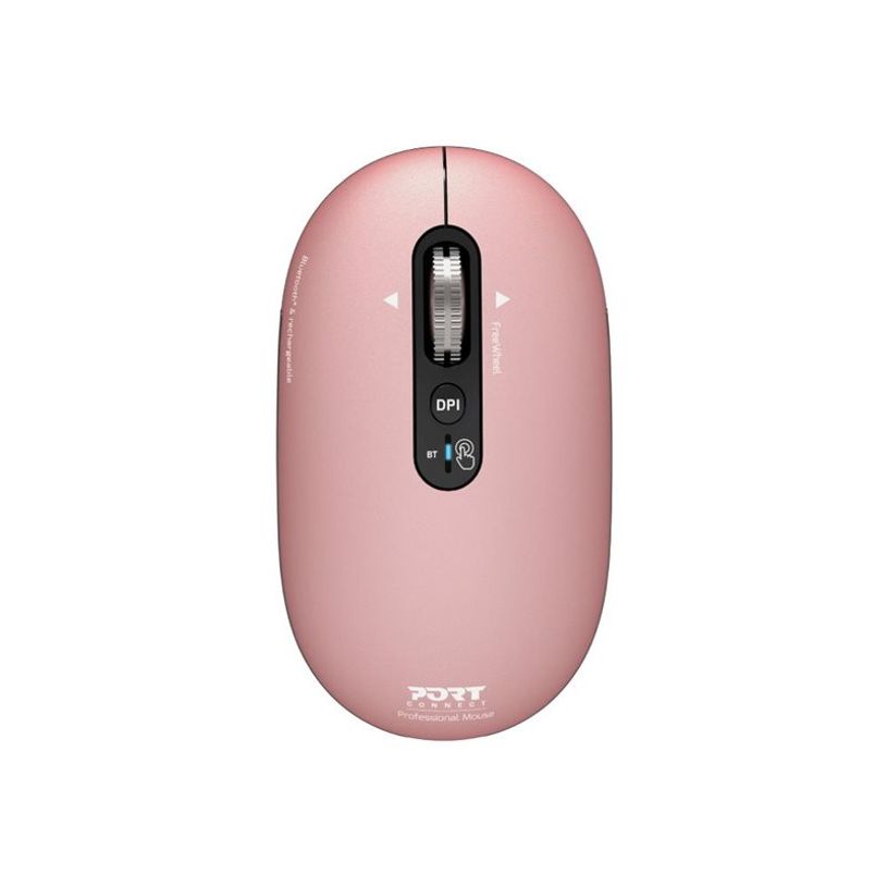 3567049105037-PORT Connect PURE COLOR - Souris sans fil - rechargeable - 5 boutons - rose-P_405269643_2-2