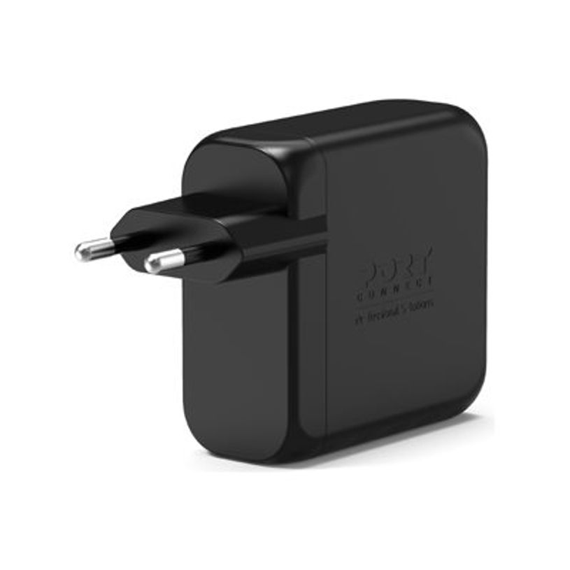 3567042032262-PORT Connect - Adaptateur secteur - GaN - 100 Watt - 3 connecteurs de sortie (USB, USB-C)-P_405269665_1-0