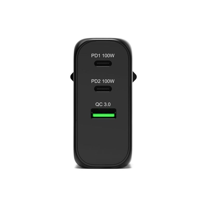 3567042032262-PORT Connect - Adaptateur secteur - GaN - 100 Watt - 3 connecteurs de sortie (USB, USB-C)-P_405269665_6-1