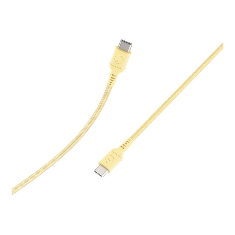 3571211554165-BIGBEN Connected - Câble USB - USB-C (M) pour USB-C (M) - 1.2 m - jaune-P_405269965_1-0