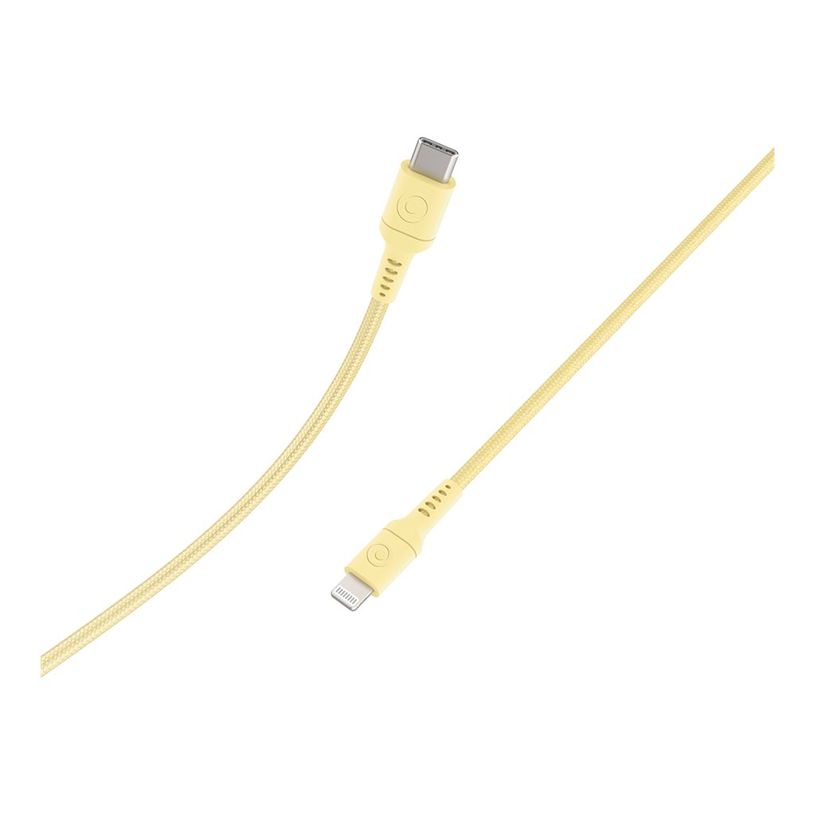3571211554202-BIGBEN Connected - Câble USB - USB-C (M) pour Lightning (M) - 1.2 m - jaune-P_405269969_1-0