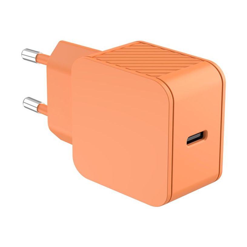 3571211554257-BIGBEN Connected - Chargeur secteur - 20 Watt - PD 3.0, GAN - Fast Charge (USB-C) - orange-P_405269974_3-3