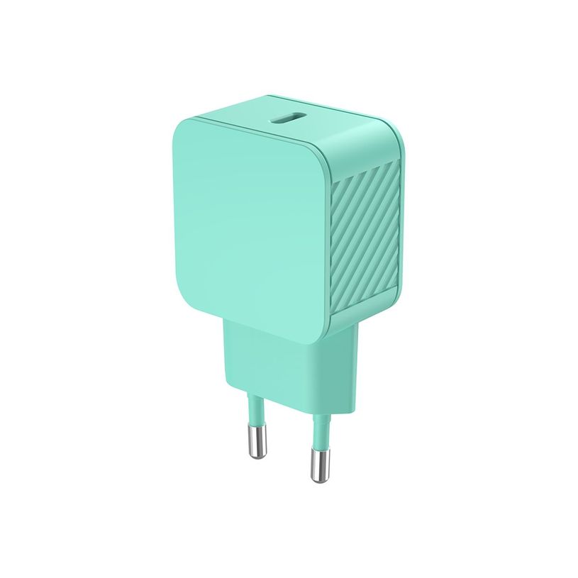 3571211554264-BIGBEN Connected - Chargeur secteur - 20 Watt - PD 3.0, GAN - Fast Charge (USB-C) - vert-P_405269976_1-0
