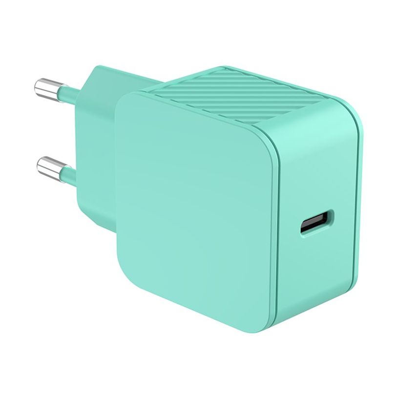 3571211554264-BIGBEN Connected - Chargeur secteur - 20 Watt - PD 3.0, GAN - Fast Charge (USB-C) - vert-P_405269976_2-2