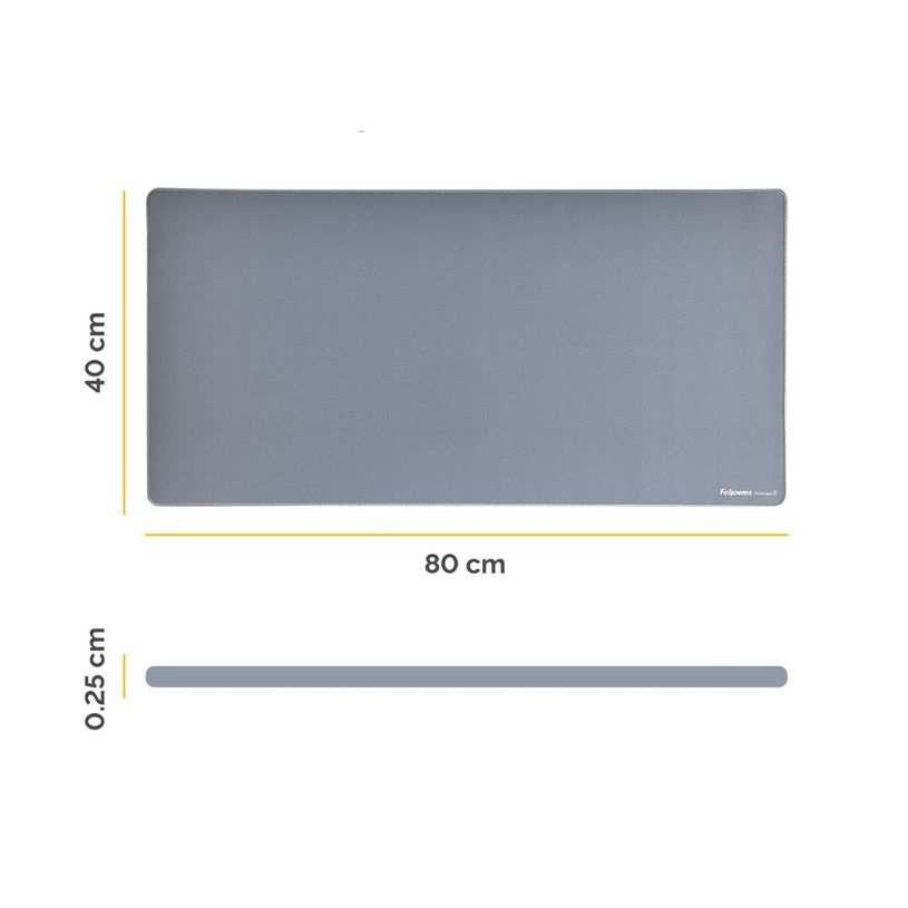 0043859808823-Fellowes Breyta - Tapis de bureau -Sous-main - 80 x 40 cm - bleu ciel--2